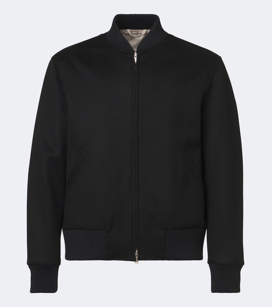 Lardini Veste bomber en laine vierge