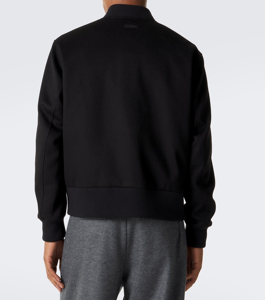 Virgin Wool Bomber Jacket