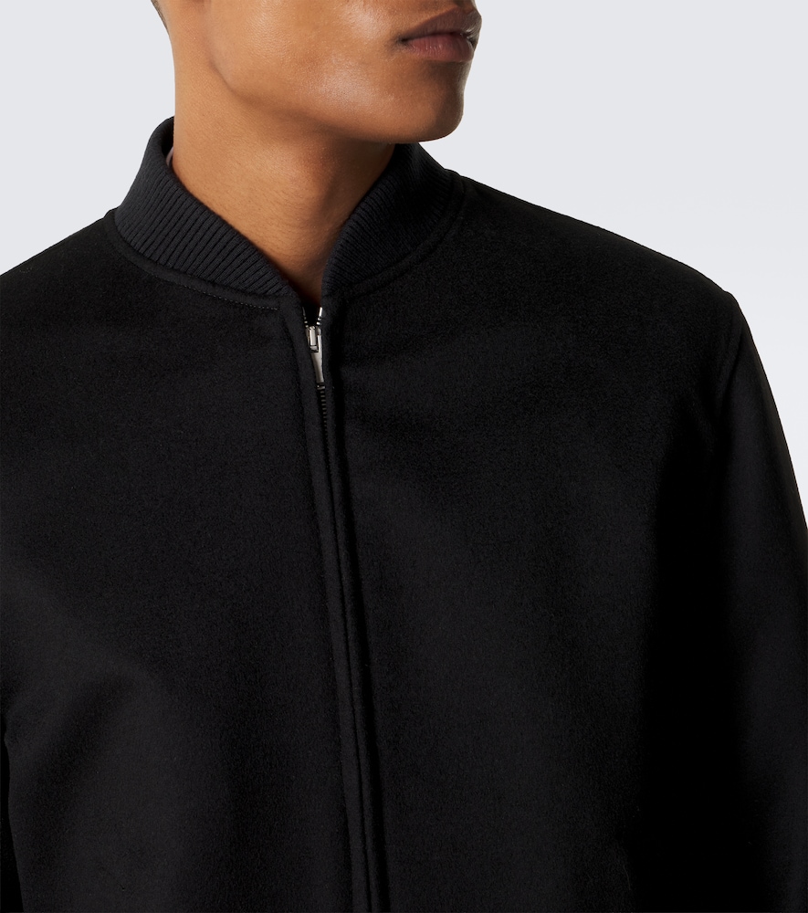 Virgin Wool Bomber Jacket