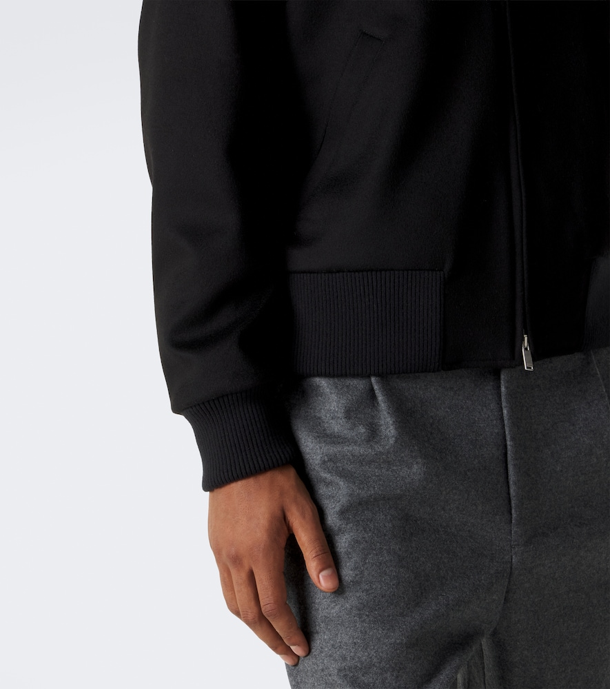 Virgin Wool Bomber Jacket