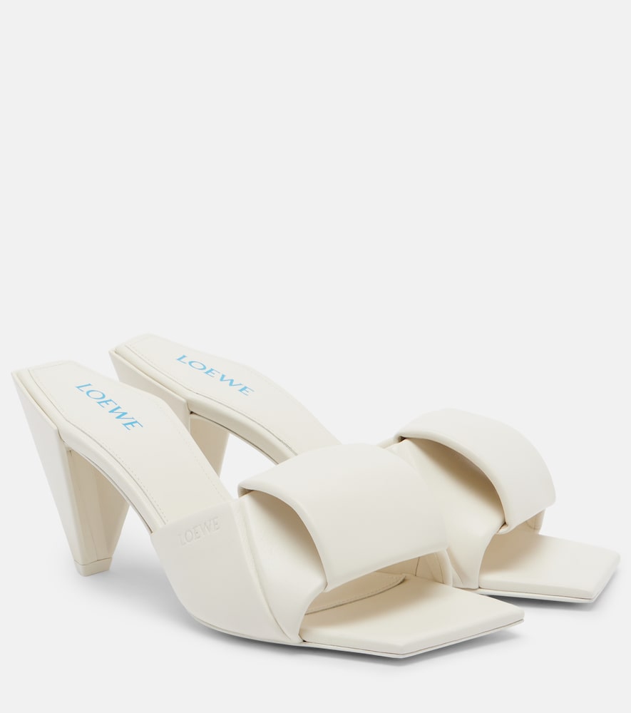 Mules Origami in pelle