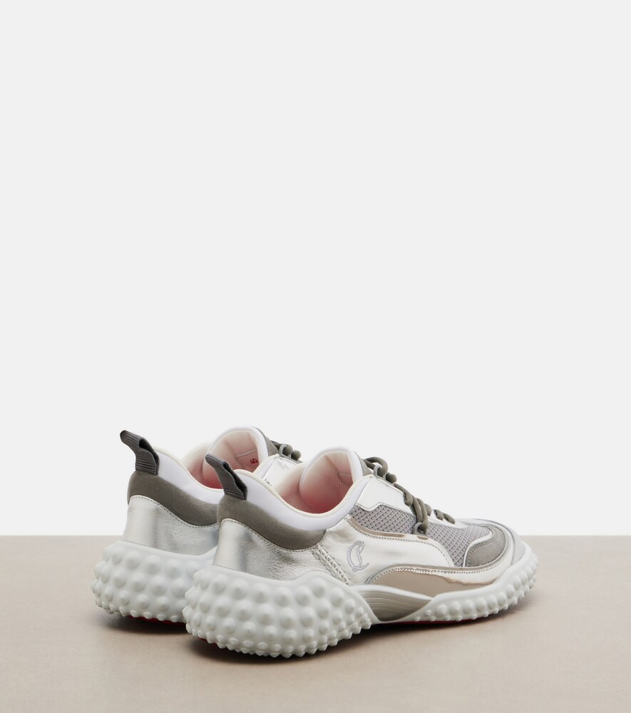  Christian Louboutin Christian Louboutin Mara Suede And Mesh Sneakers 