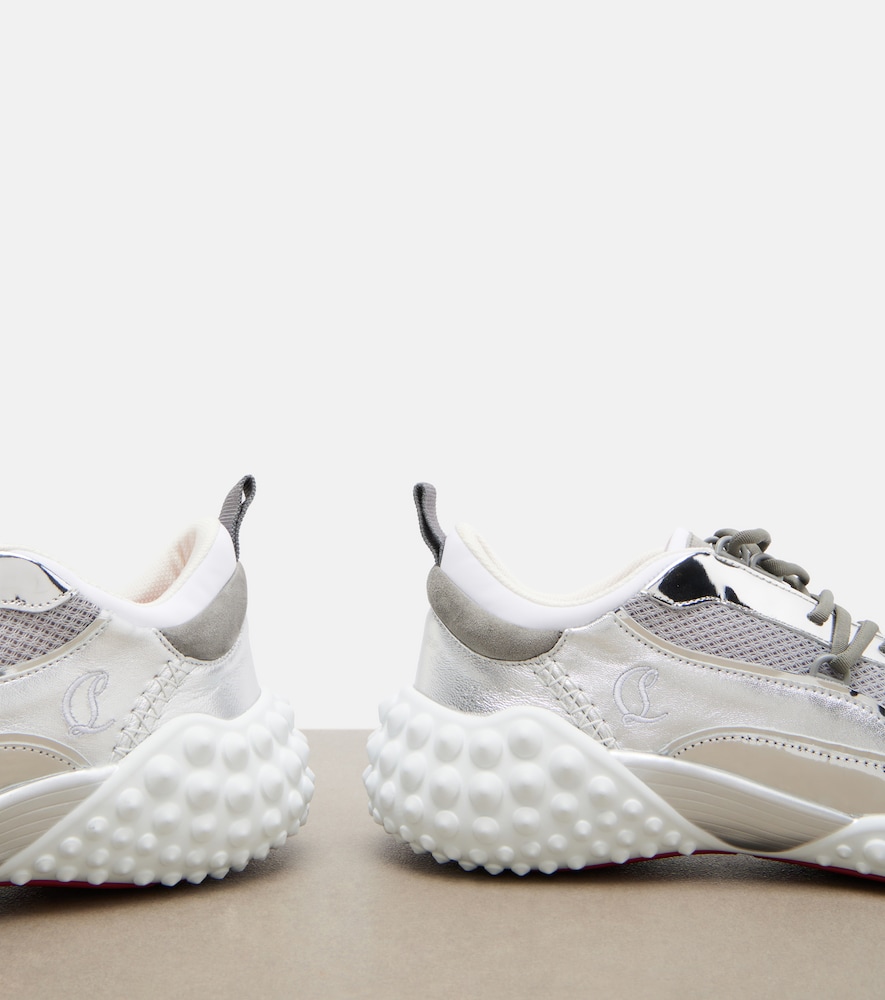  Christian Louboutin Christian Louboutin Mara Suede And Mesh Sneakers 