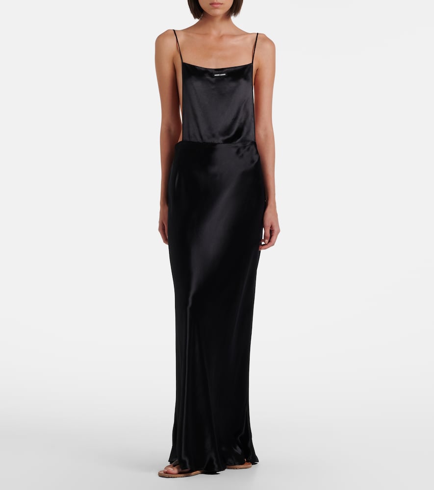  Miu Miu Miu Miu Slipdress Aus Satin 