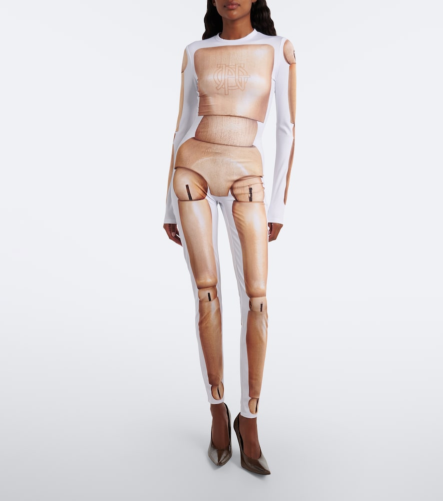Trompe L'Œil Jersey Catsuit