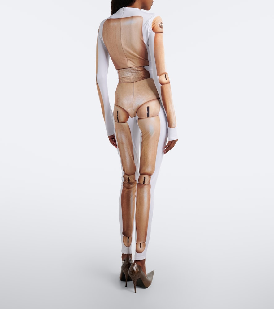 Trompe L'Œil Jersey Catsuit