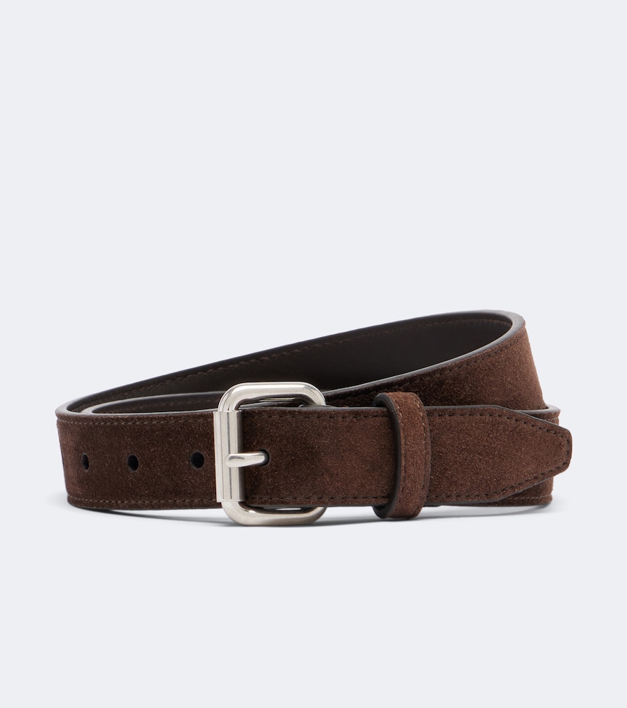 The Row Ceinture Geo en daim 650$