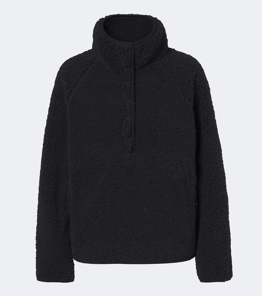 The Upside Harlow Teddy Sweatshirt In Black