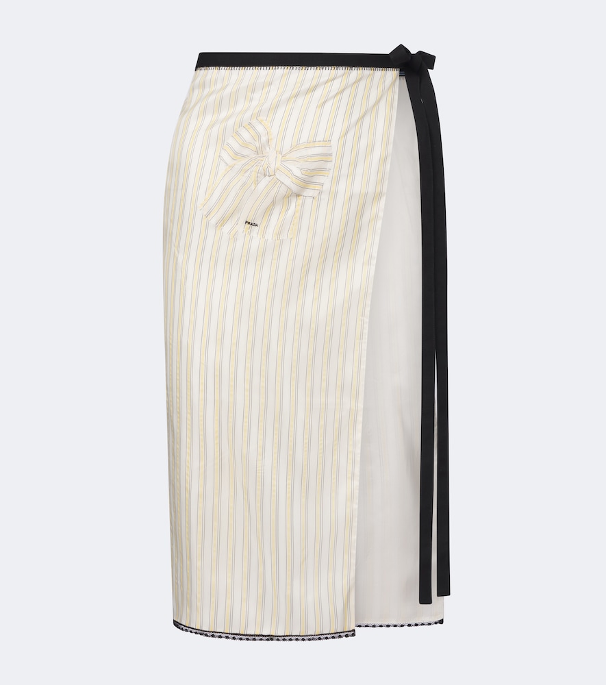 Prada Jupe portefeuille rayures 920 €