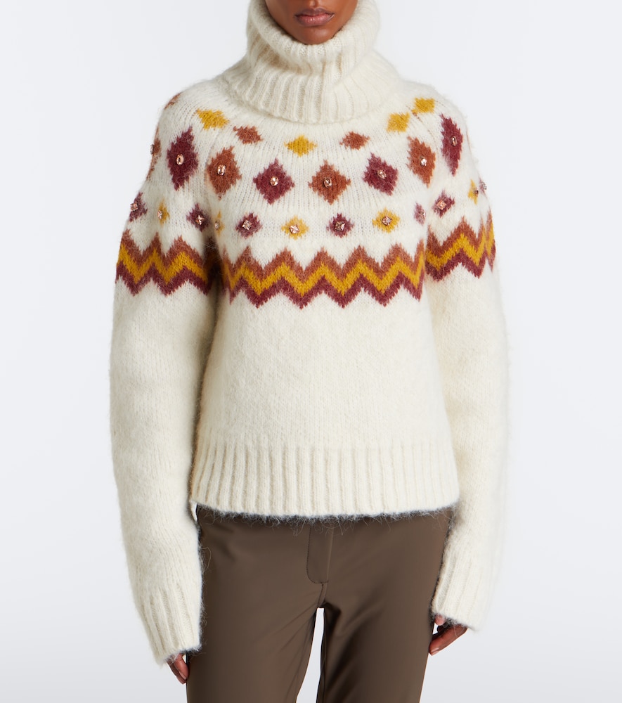 Hanashi Embellished Turtleneck Sweater