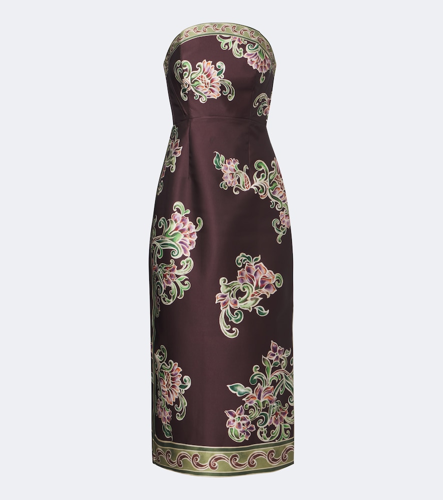 Alémais Bedrucktes Bustier-Kleid Josie
