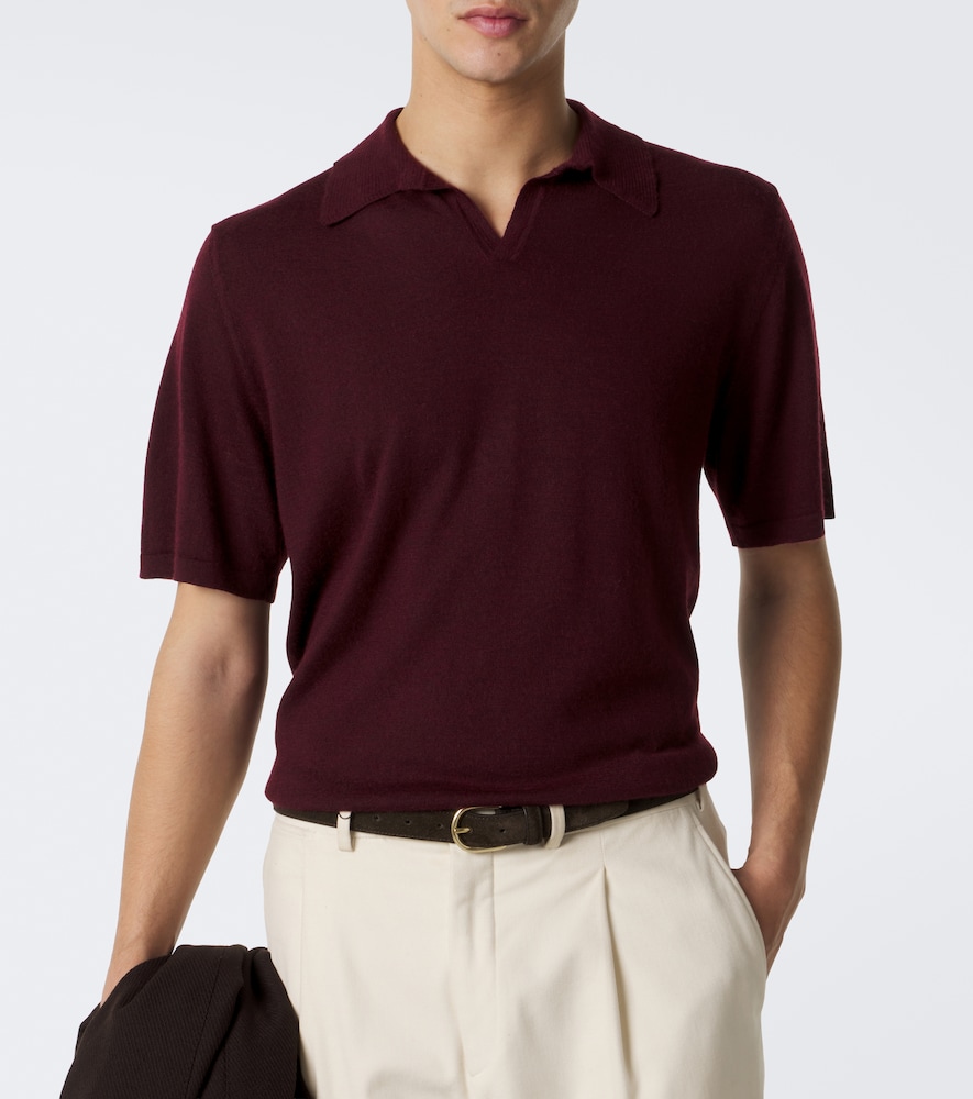 David Cashmere And Polo Shirt