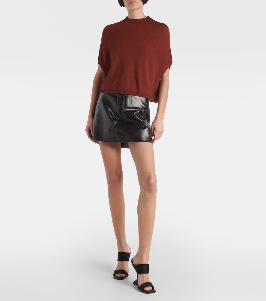  Rick Owens Rick Owens Top Aus Schurwolle 