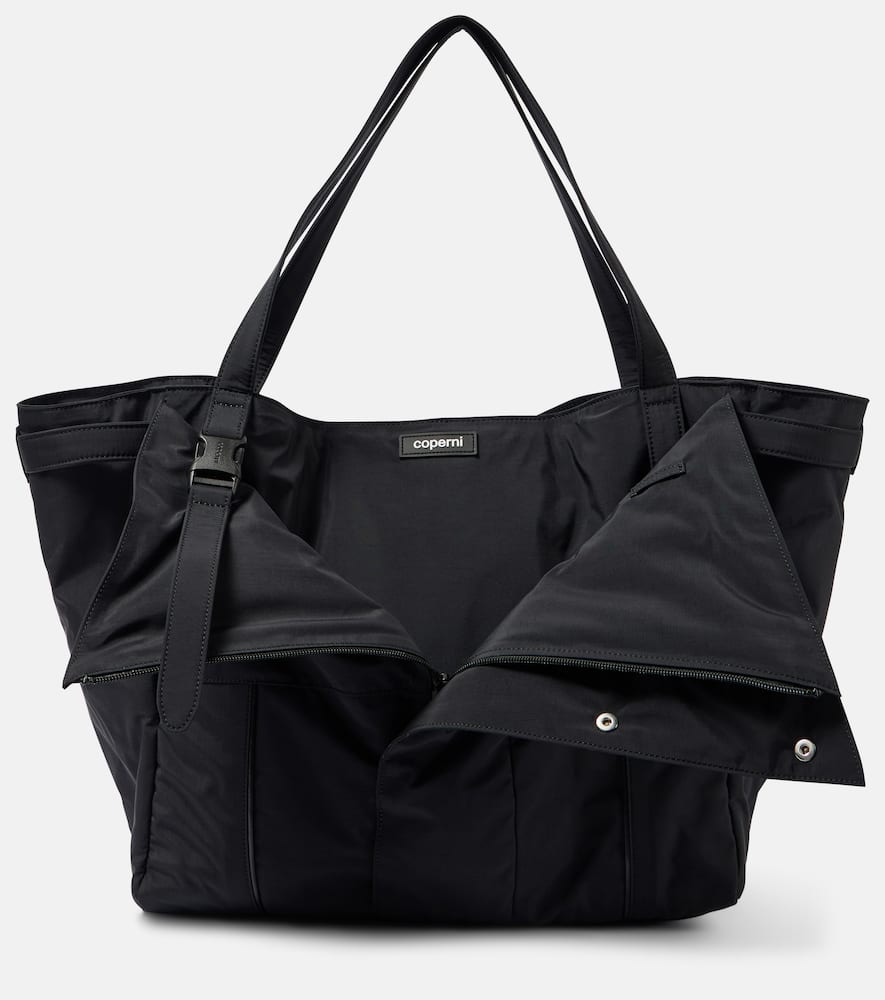Shop Coperni Belt Cabas Tote Bag In Black