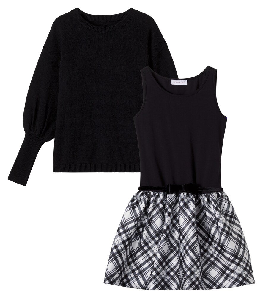  Monnalisa Monnalisa Set Aus Kleid Und Pullover 