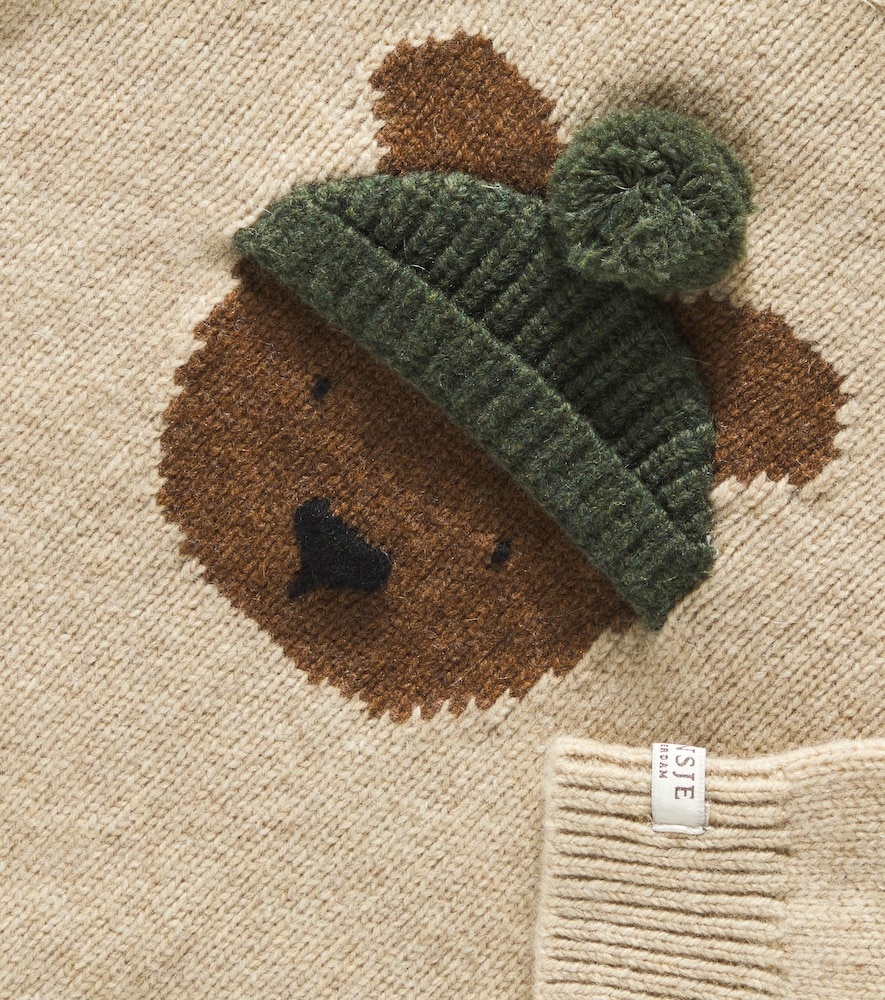  Donsje Donsje Baby Pullover Denn Bear Aus Wolle 