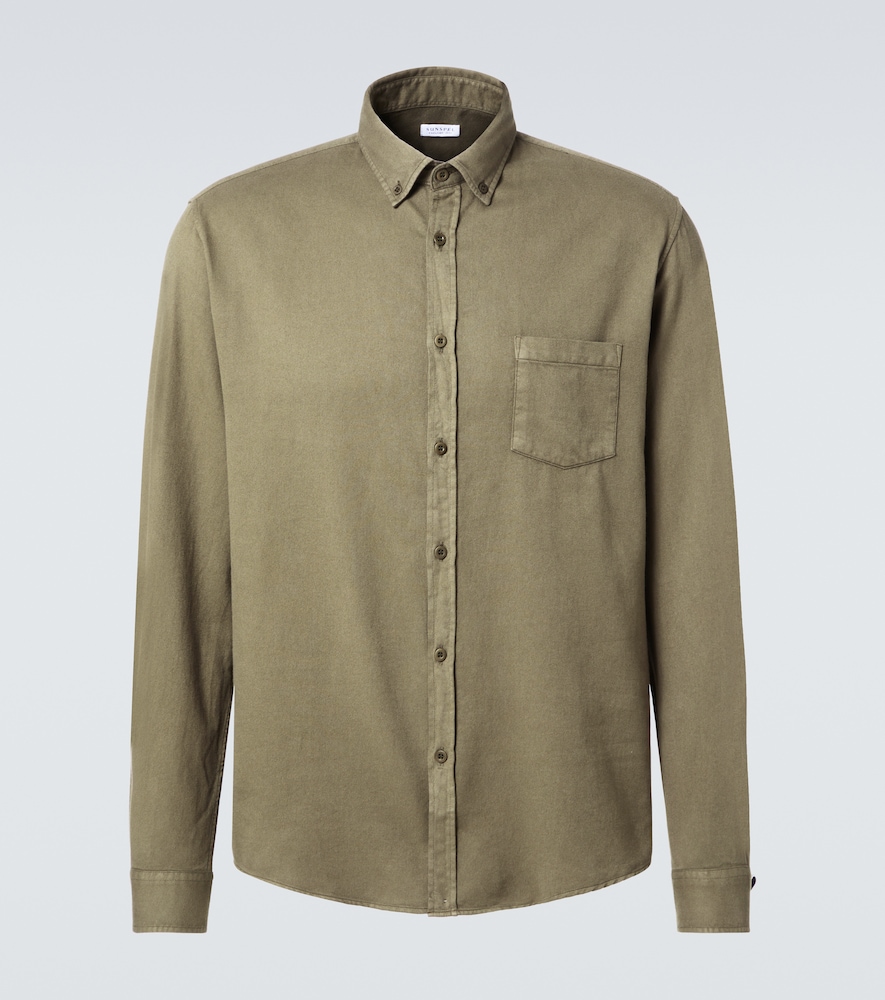 Sunspel Cotton flannel shirt Sunspel Cotton flannel shirt