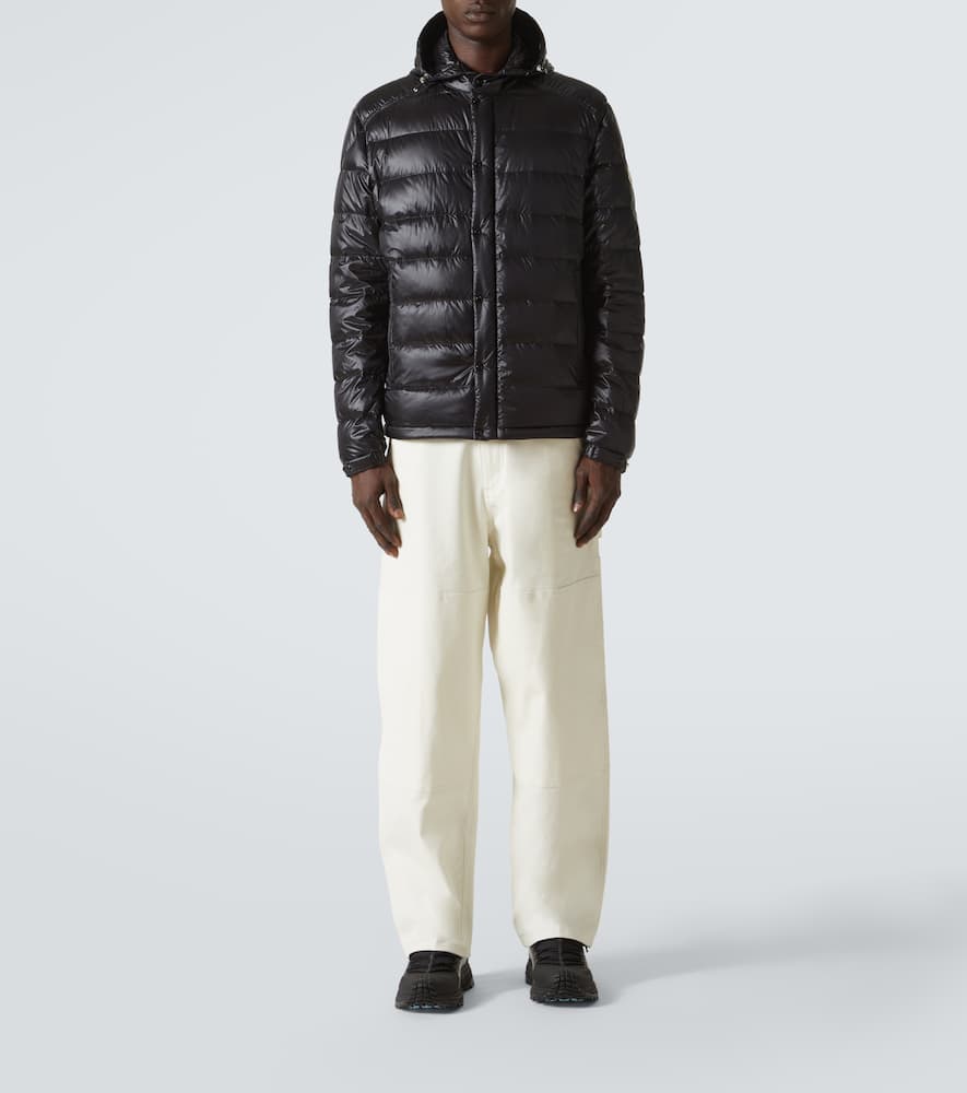 Moncler Gliere Nylon Down Jacket In Black