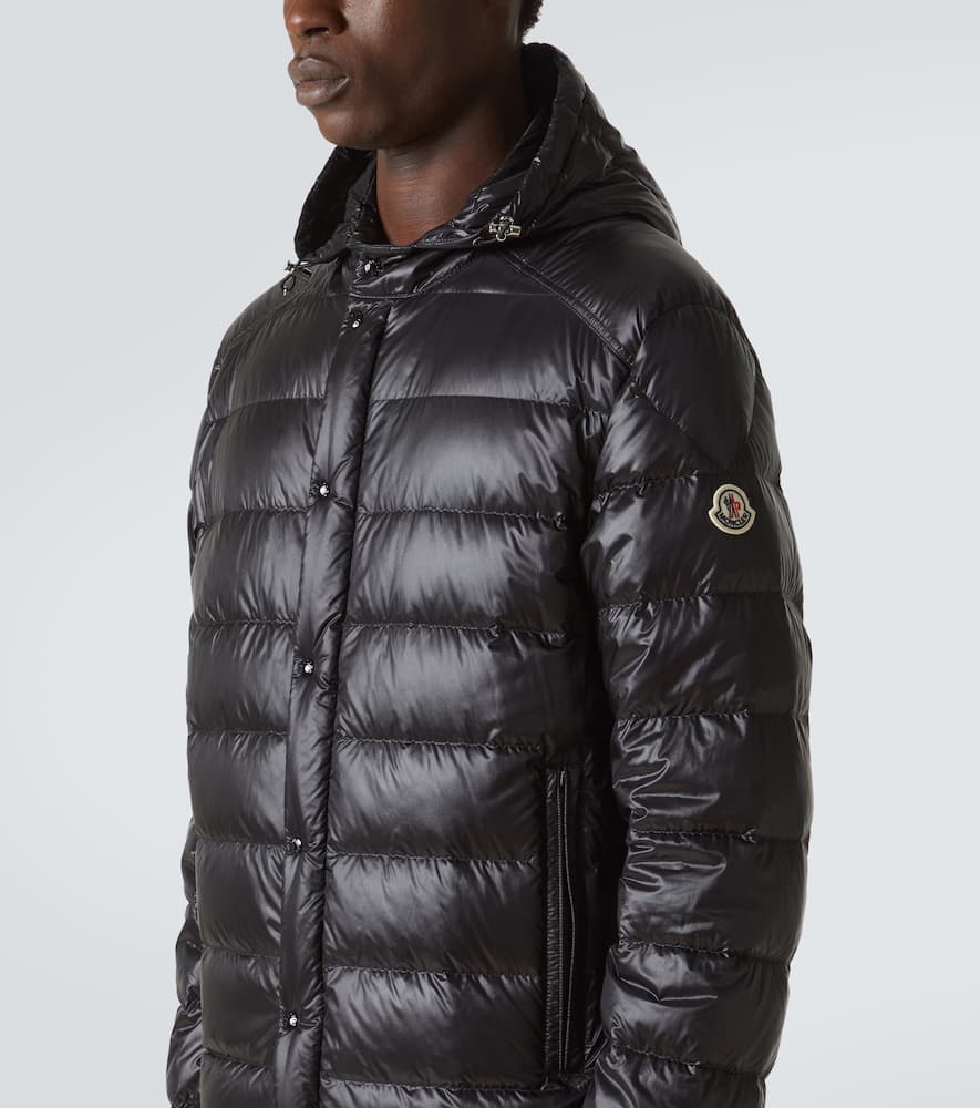 Moncler Gliere Nylon Down Jacket In Black