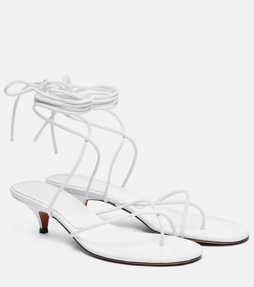 Proenza Schouler Slash Tie 40 Leather Sandals