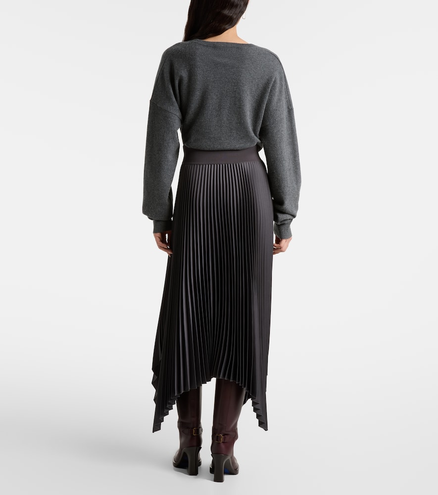  Joseph Joseph Ade Asymmetric Plisse Midi Skirt 