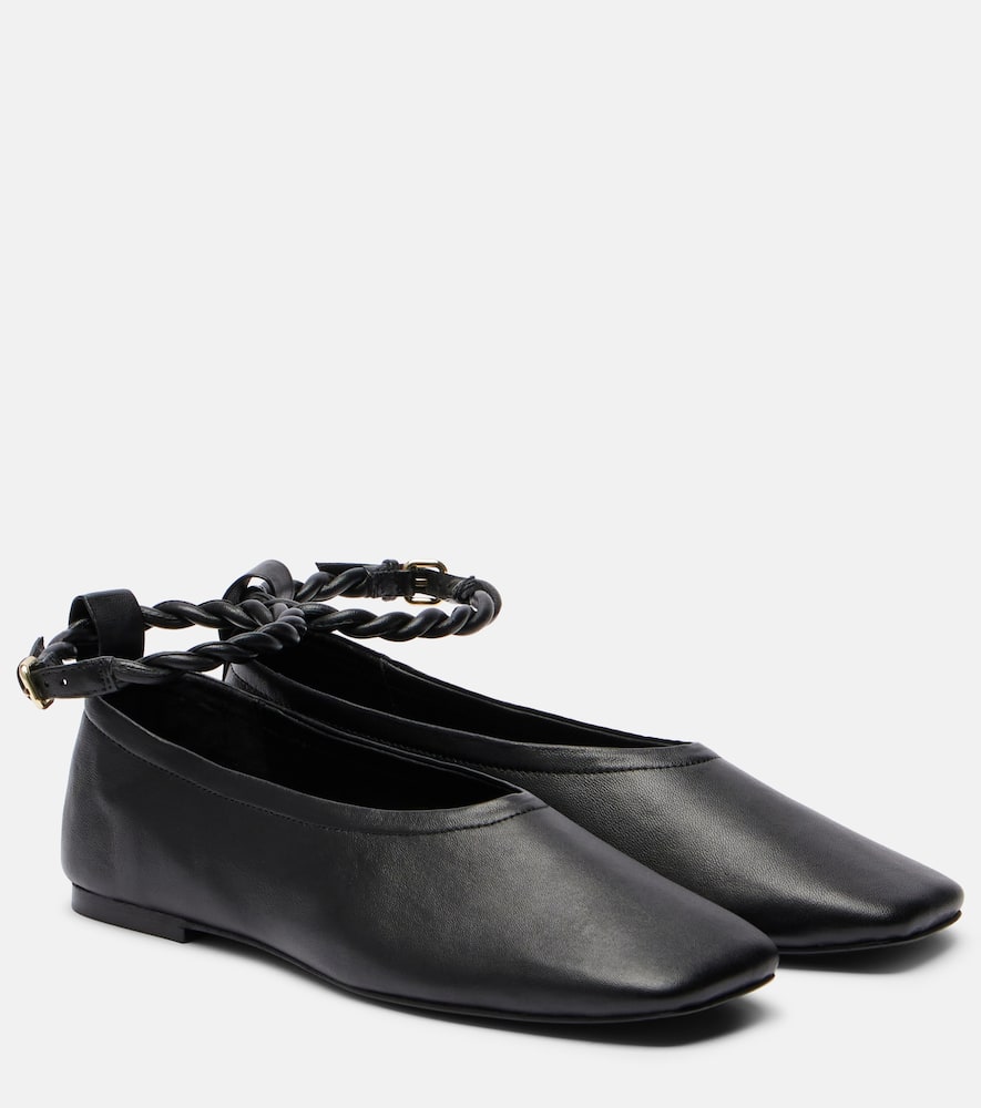 A.emery Steele Leather Ballet Flats