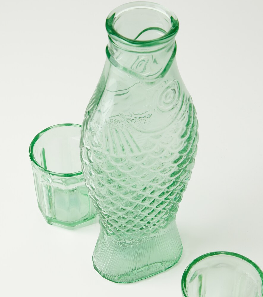 Serax Serax Set Fish & Fish Aus Karaffe Und Vier Gläsern By Paola Navone 