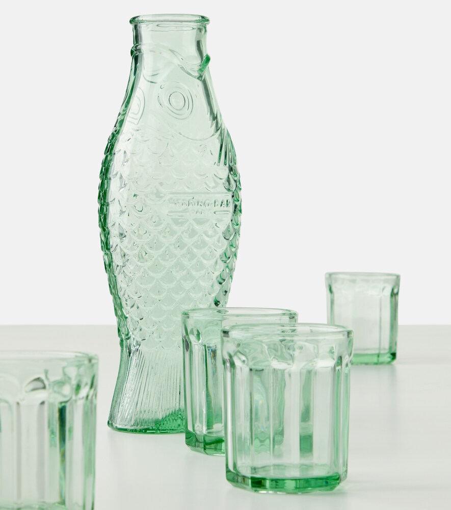  Serax Serax Set Fish & Fish Aus Karaffe Und Vier Gläsern By Paola Navone 