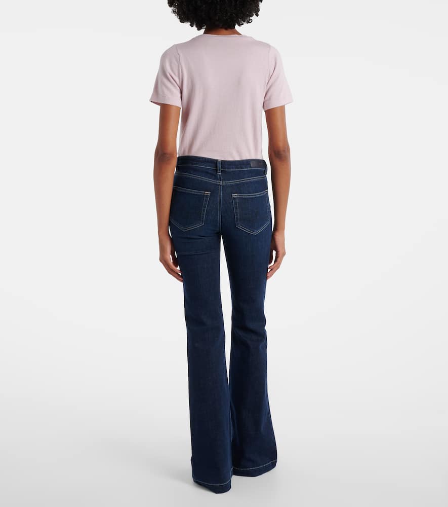 Ag Jeans Farrah Boot Vapor Wash In Blue