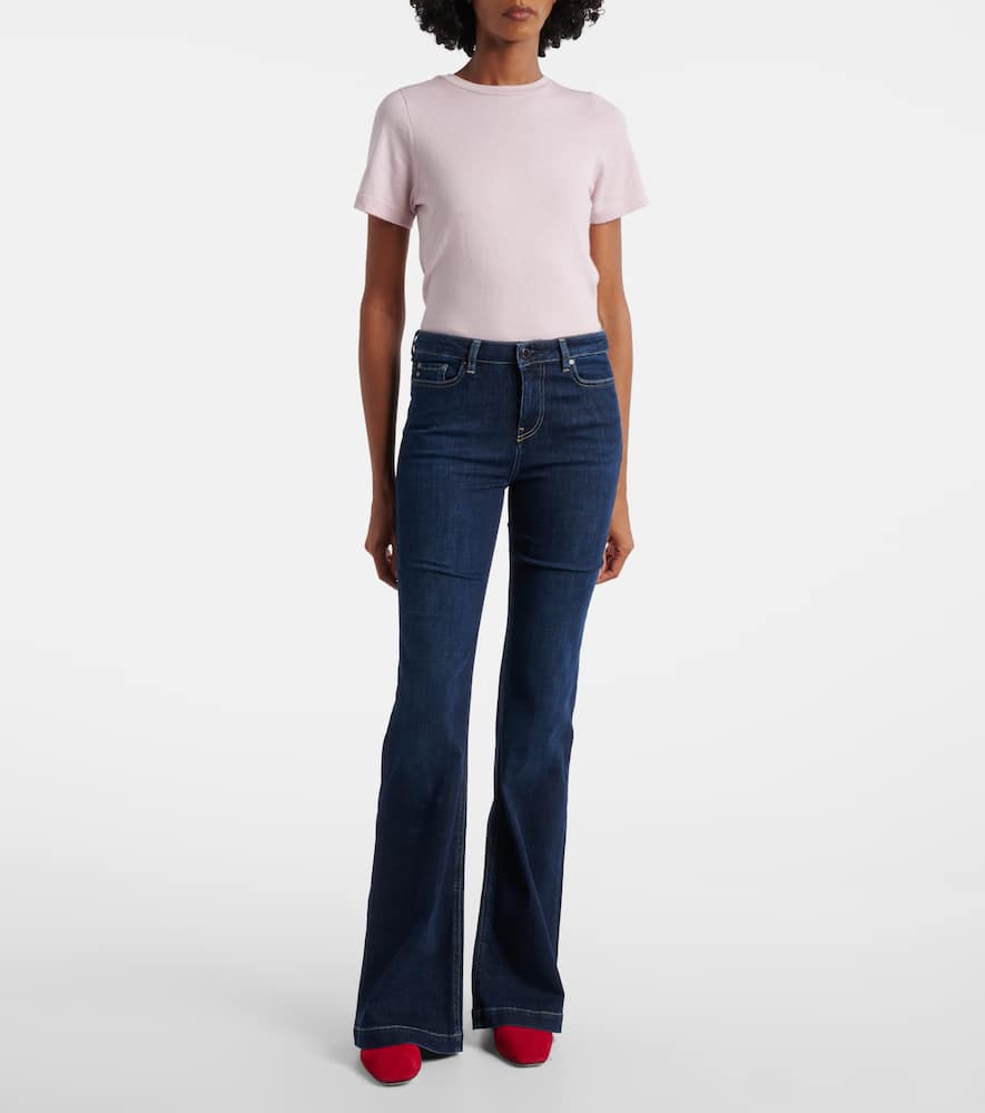 Ag Jeans Farrah Boot Vapor Wash In Blue