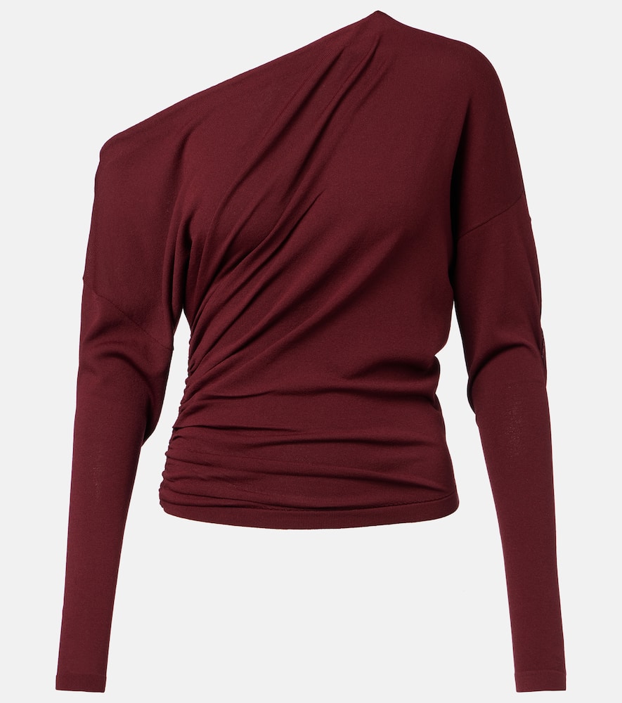 Lilibet gathered off-shoulder top