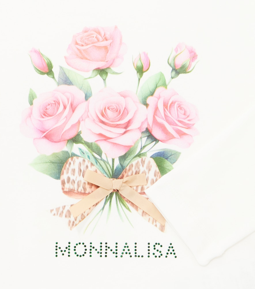  Monnalisa Monnalisa Bedrucktes Top Aus Jersey 