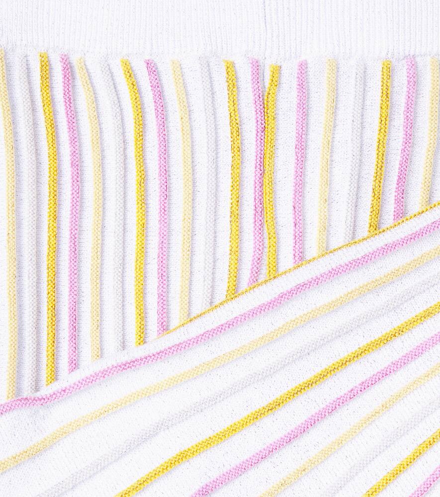 Stella Mccartney Striped Straight Pants In Multi