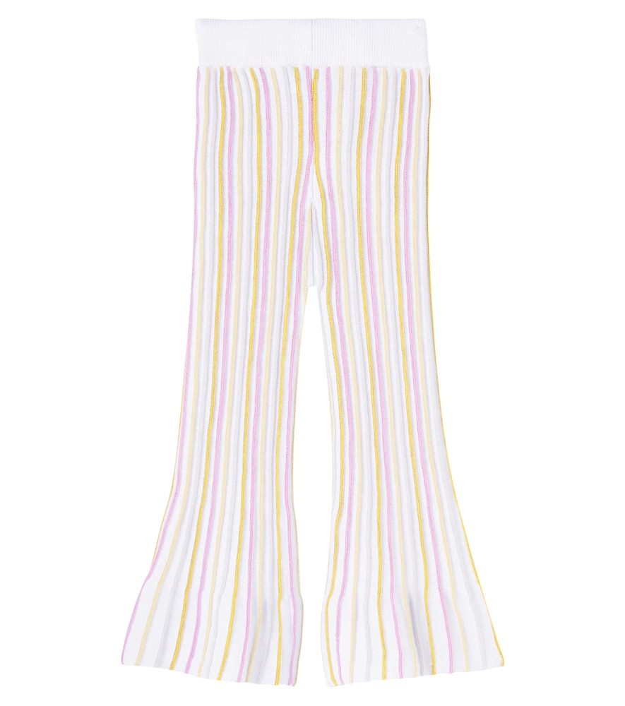 Stella Mccartney Striped Straight Pants In Multi