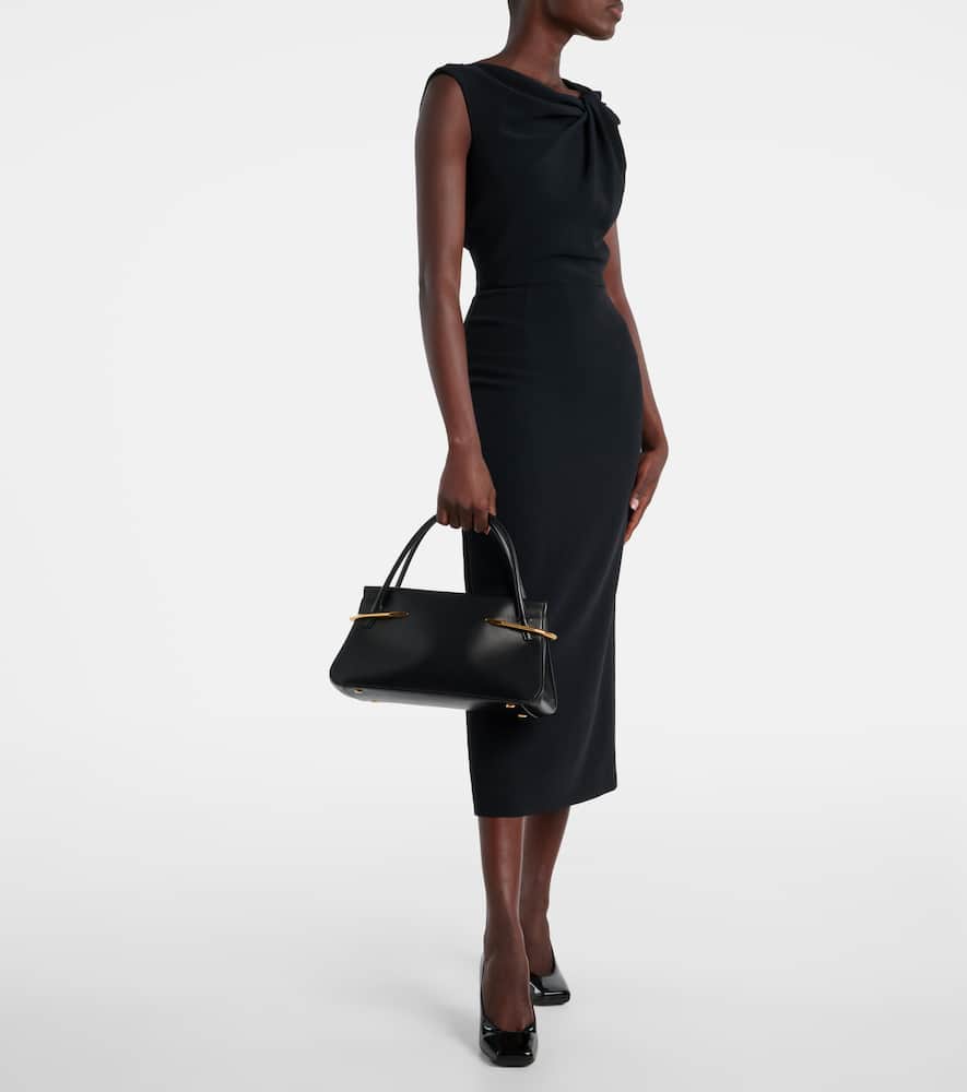 Givenchy Pinch Small Leather Tote Bag In Black