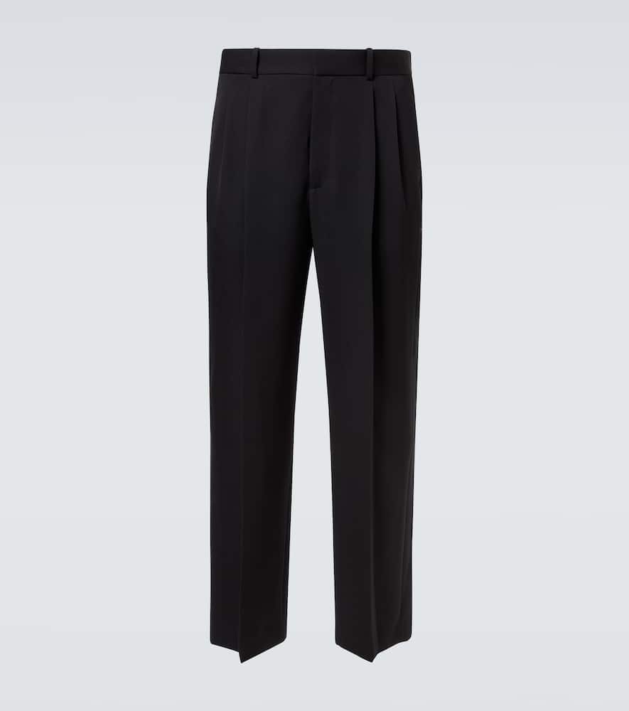 Zev virgin wool straight pants