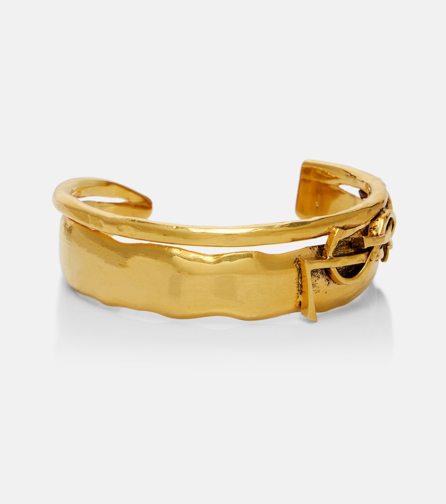 Saint Laurent Cassandre cuff bracelet