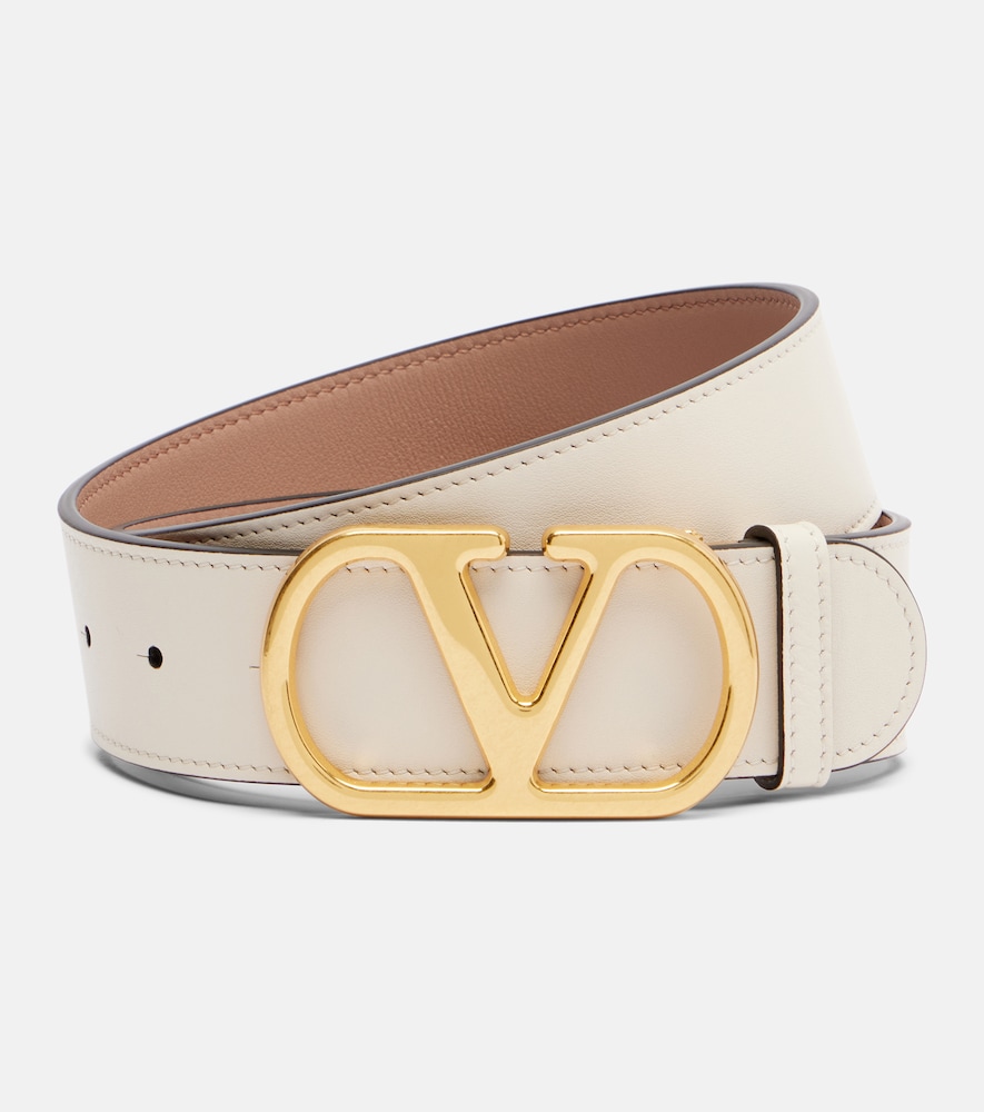 Valentino Garavani VLogo reversible leather belt