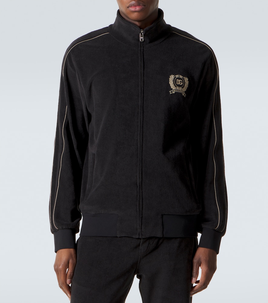  Dolce&gabbana Dolce&gabbana Jacke Aus Einem Baumwollgemisch 