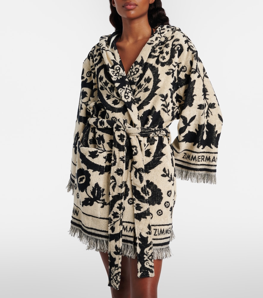  Zimmermann Zimmermann Wickel-cardigan Wanderlust Aus Frottee 