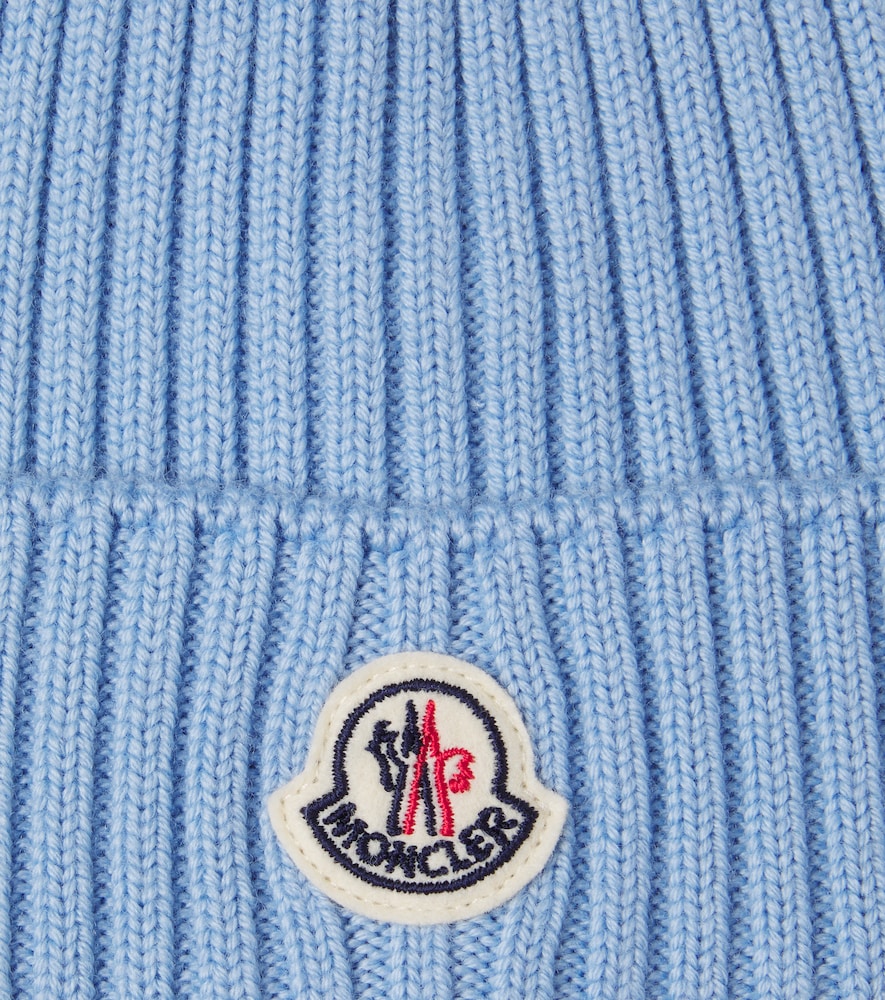  Moncler Enfant Moncler Enfant Virgin Wool Beanie 