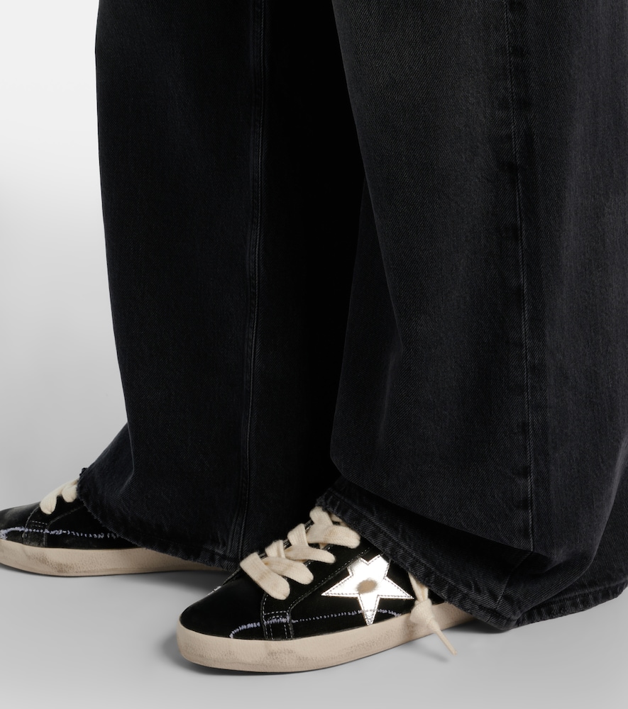 Golden Goose Super-Star velvet sneakers