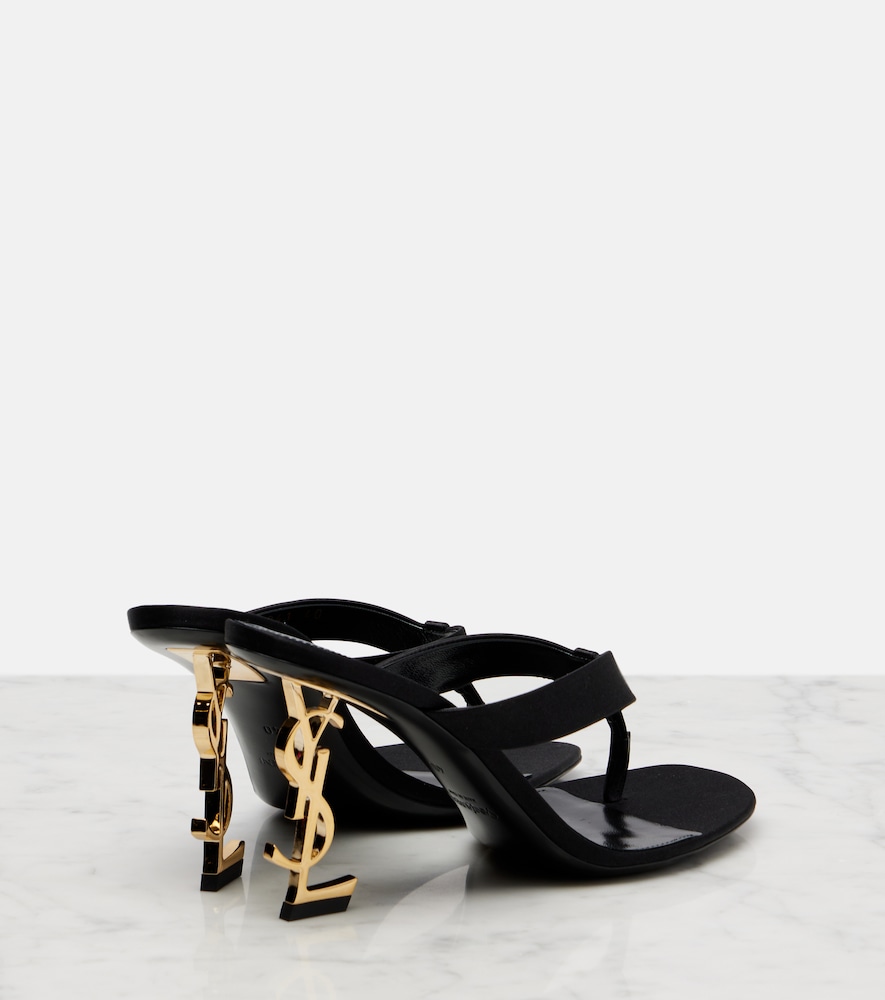 Saint Laurent Saint Laurent Pantoletten Opyum 85 Aus Crêpe 