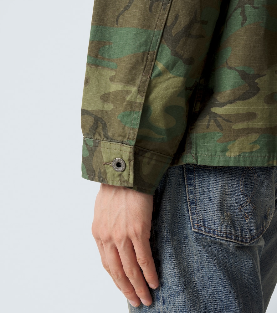  Rrl Rrl Camicia In Cotone Camouflage 