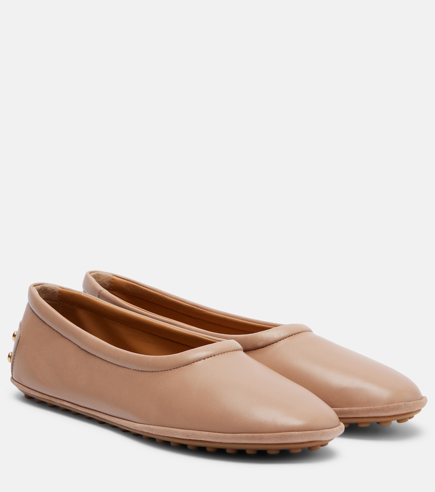 Ballerinas aus Leder