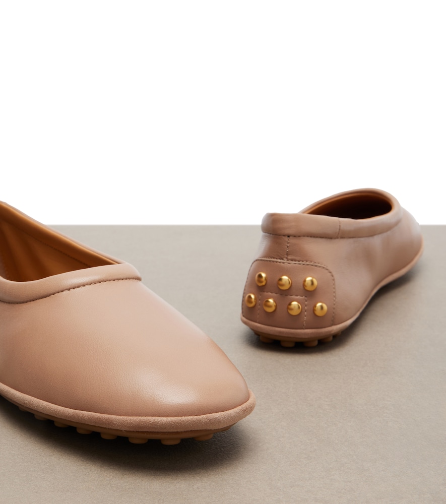 Leather Ballet Flats
