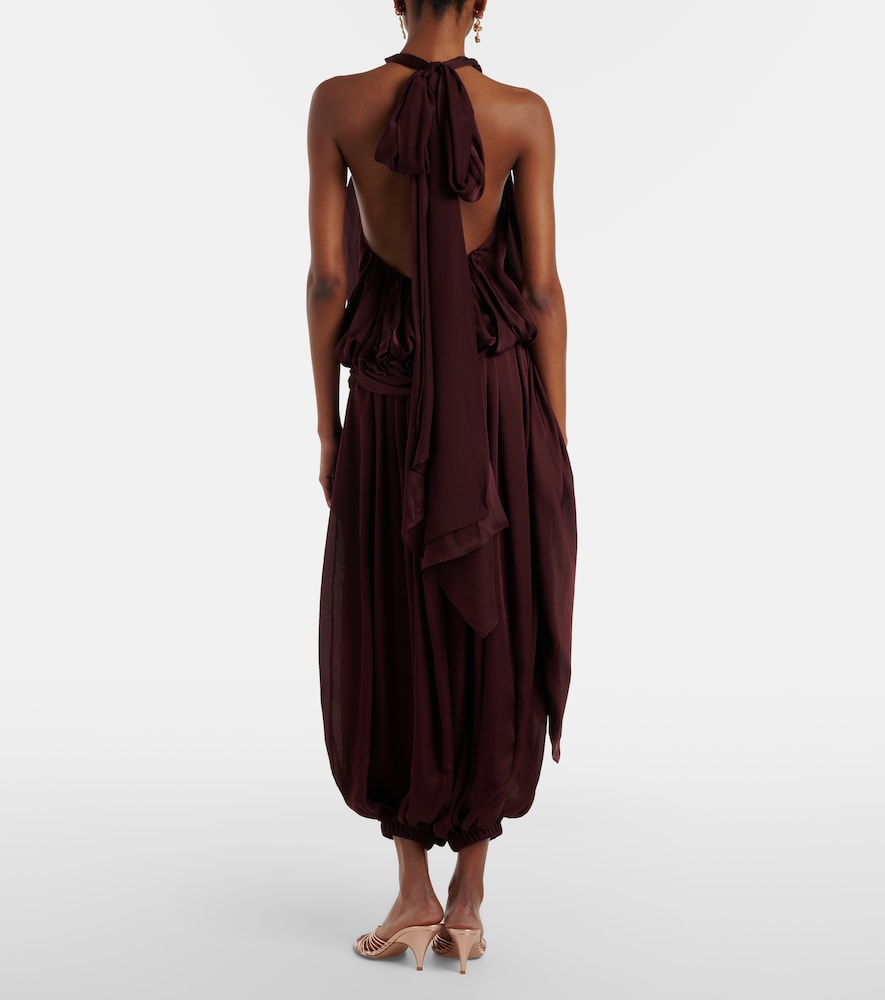  Zimmermann Zimmermann Luna Silk Satin Chiffon Balloon Pants 