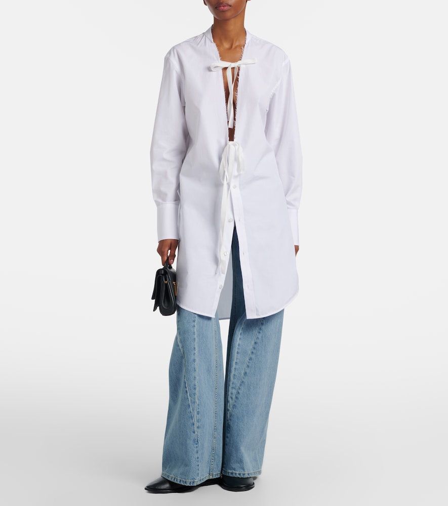 Maison Margiela Cotton poplin shirt dress