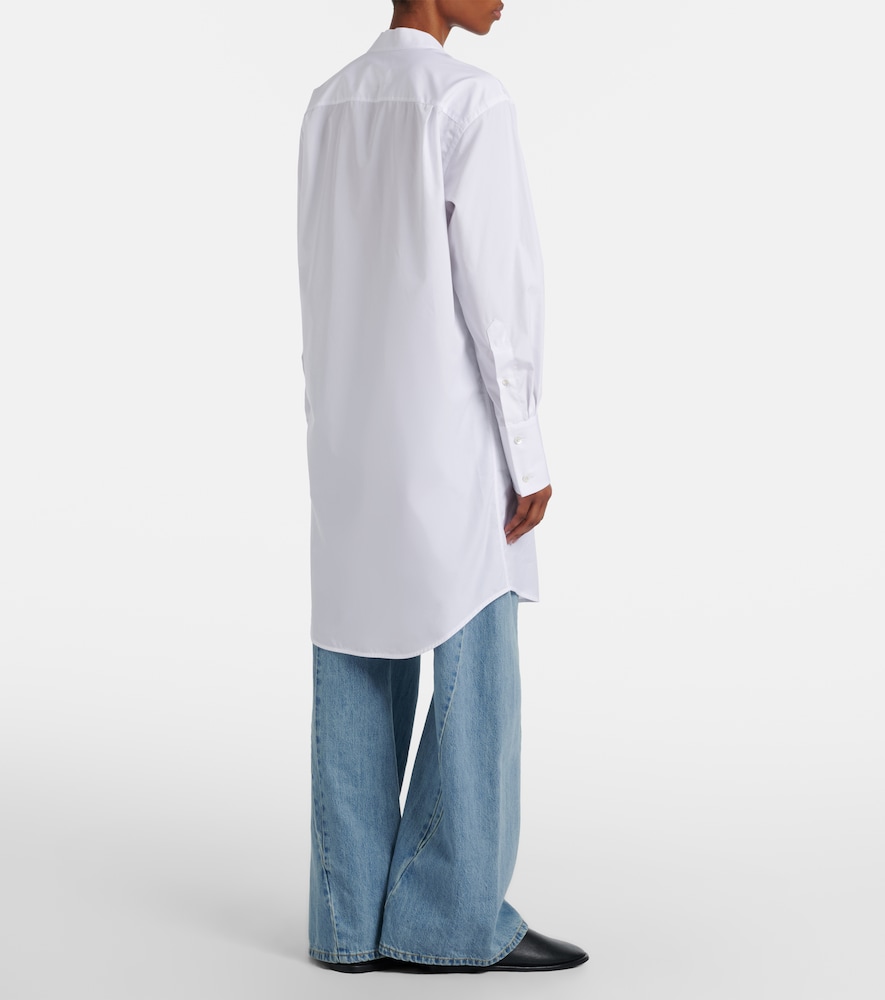  Maison Margiela Maison Margiela Hemdblusenkleid Aus Baumwollpopeline 