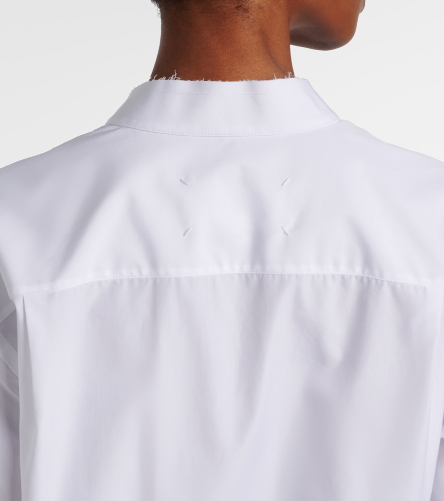  Maison Margiela Maison Margiela Hemdblusenkleid Aus Baumwollpopeline 